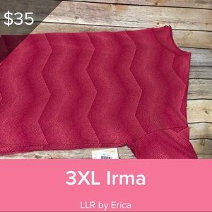 LLR NWT Irma 3x beautiful dark pink